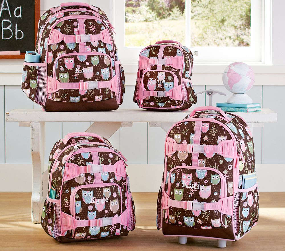 Mackenzie Chocolate Owl Backpacks