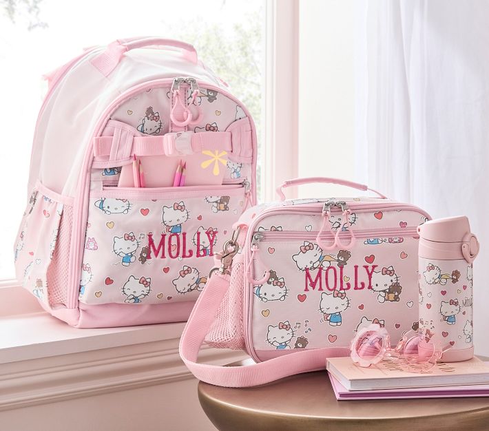 ★Pottery Barn★Hello Kitty Hearts Backpack ラージ 名前付可 ☆Pottery Barn☆Hello Kitty Hearts Backpack ラージ 名前付可