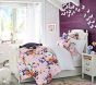 Hannah Floral Organic Duvet Cover &amp; Shams