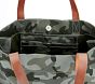 Preppy Green Camo Canvas Tote