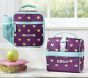 Mackenzie Plum Glitter Heart Lunch Boxes