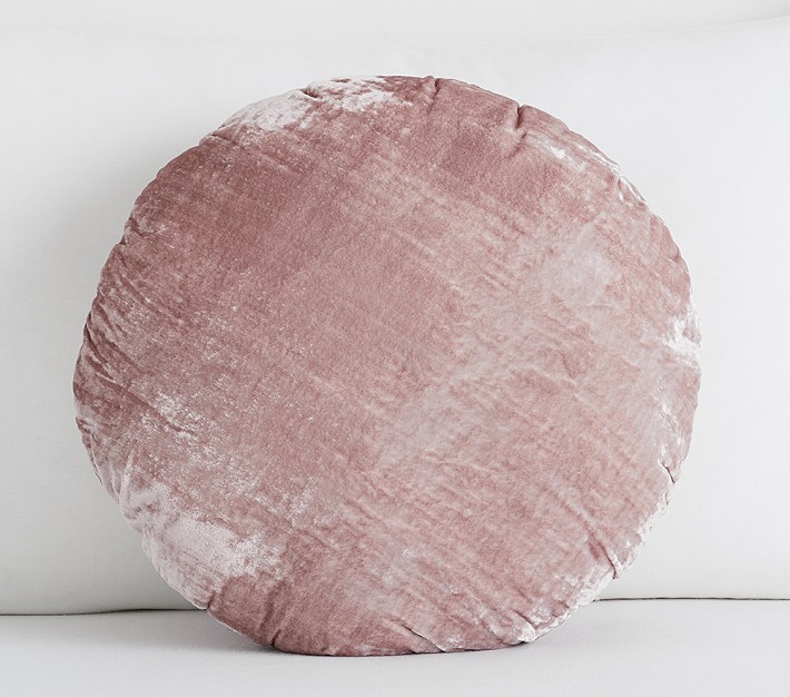 west elm x pbk Round Lush Velvet Pillow