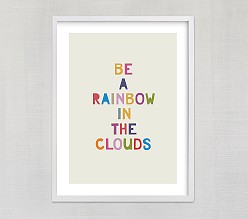 Minted® Rainbow In A Cloud Wall Art By Hanna Mac