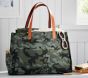 Preppy Green Camo Canvas Tote