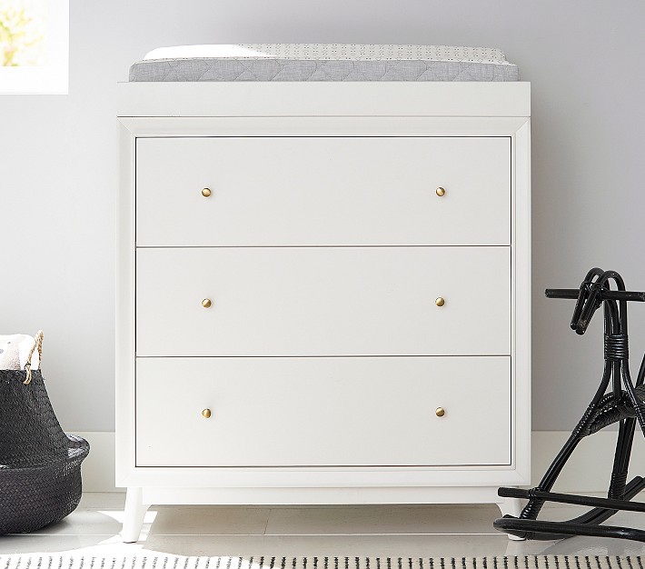 Sloan 3-Drawer Dresser &amp; Topper Set (34w x 18d&quot;)