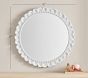Ruffle Round Mirror (30&quot;)