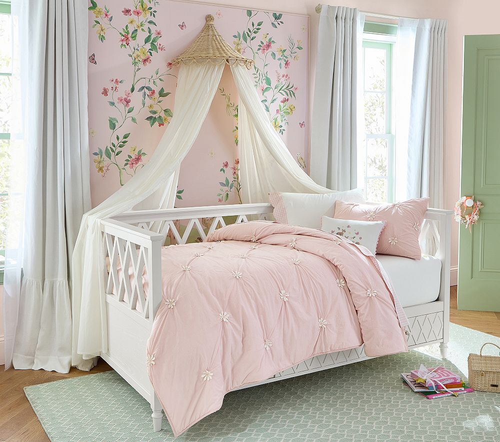 AERIN Rattan Cornice and Sheers