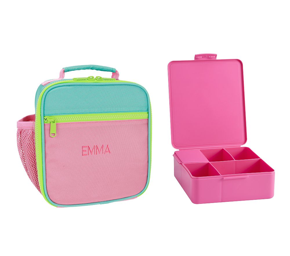 Astor Pink/Aqua/Lime Lunch &amp; Bento Bundle, Set of 2