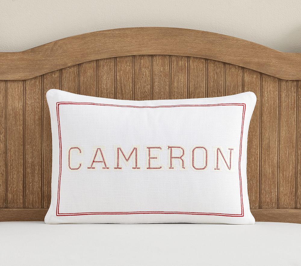 Open Box: Baseball Personalized Pillow