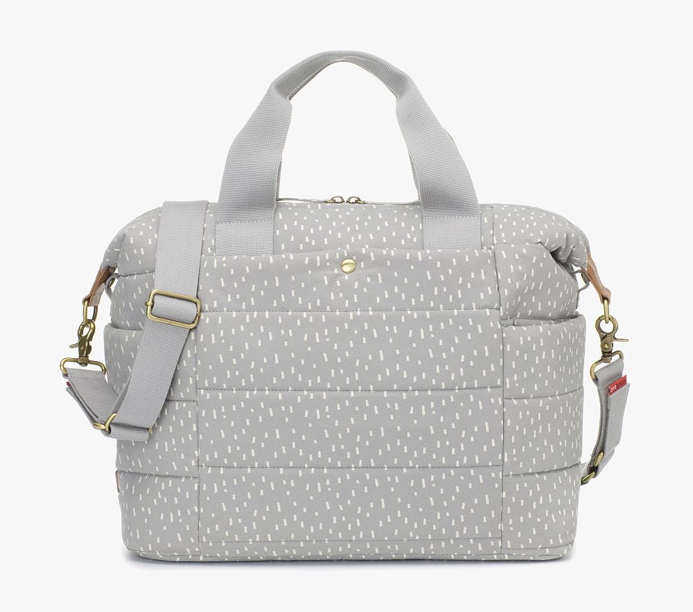 Open Box: Storksak Organic Grey Diaper Tote