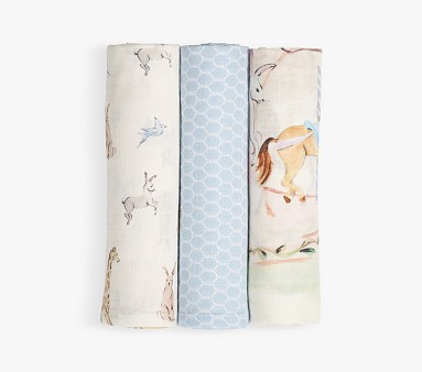 AERIN Organic Muslin Swaddle Set