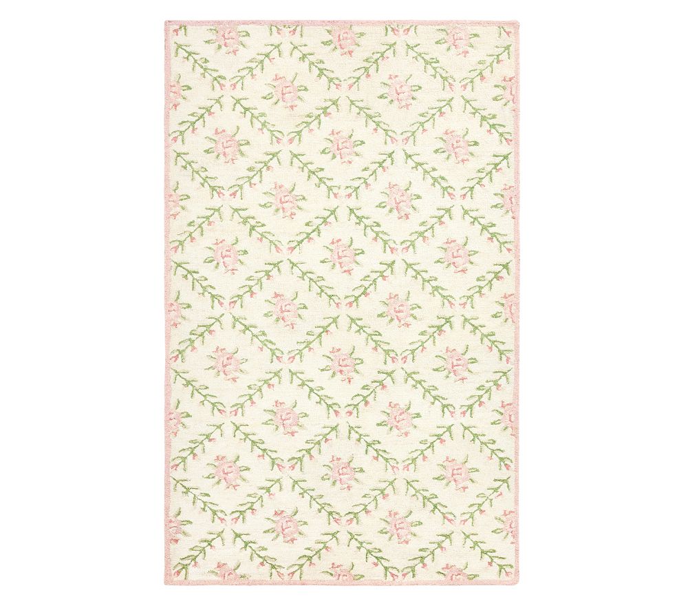 Rose Trellis Rug | Pottery Barn Kids