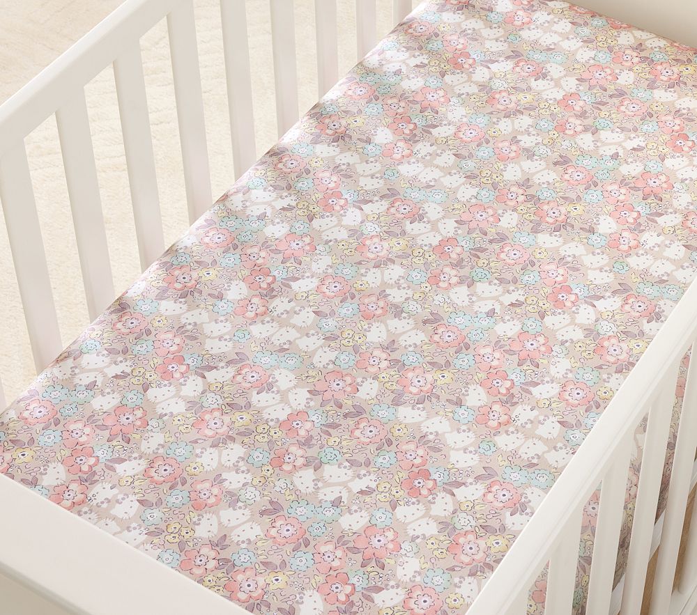 Hello Kitty&#174; Heritage Organic Crib Fitted Sheet