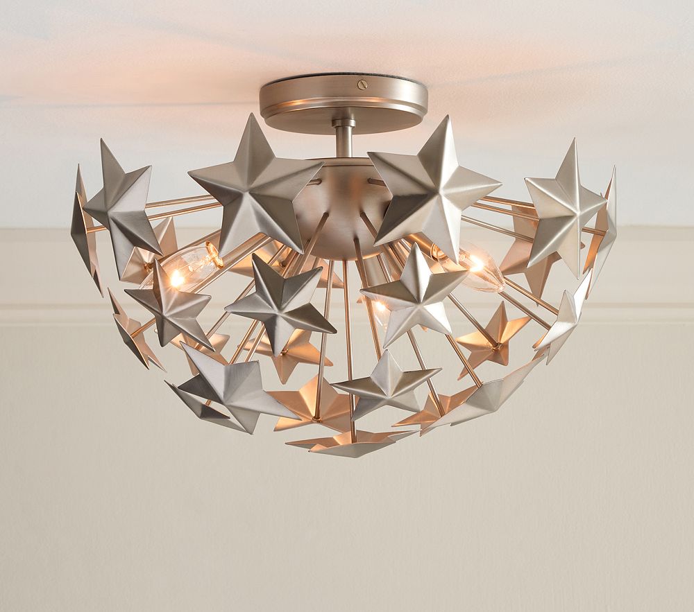 Shooting Star Semi Metal Flush Mount (17&quot;)