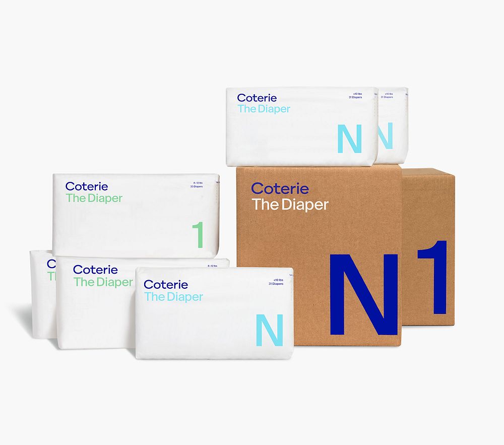 Coterie Ultra Soft Diapers Newborn Bundle
