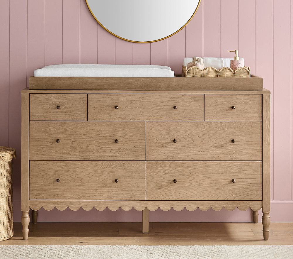Penny 7-Drawer Dresser &amp; Topper Set (56w x 19d&quot;)