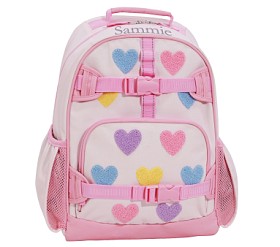 Pastel Chenille Hearts Backpack | Pottery Barn Kids
