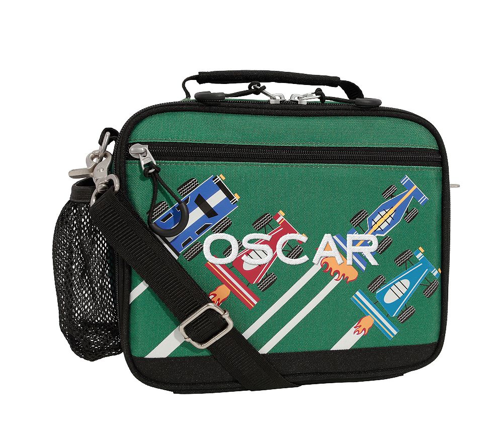 Mackenzie Remy Race Cars Glow-in-the-Dark Adaptive Lunch Box