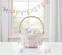 Heritage Floral Eyelet Easter Basket Liners