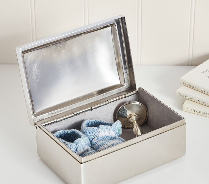 Silver Cross Keepsake Box | Pottery Barn Kids