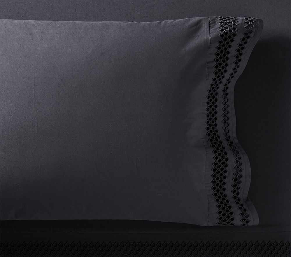 Diamond Eyelet Organic Sheet Set
