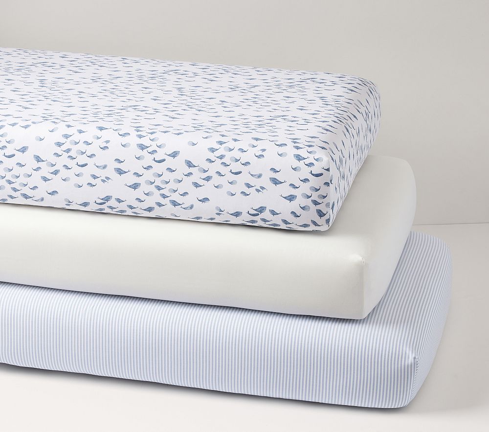 Jack Whale Crib Fitted Sheets - Set of 3