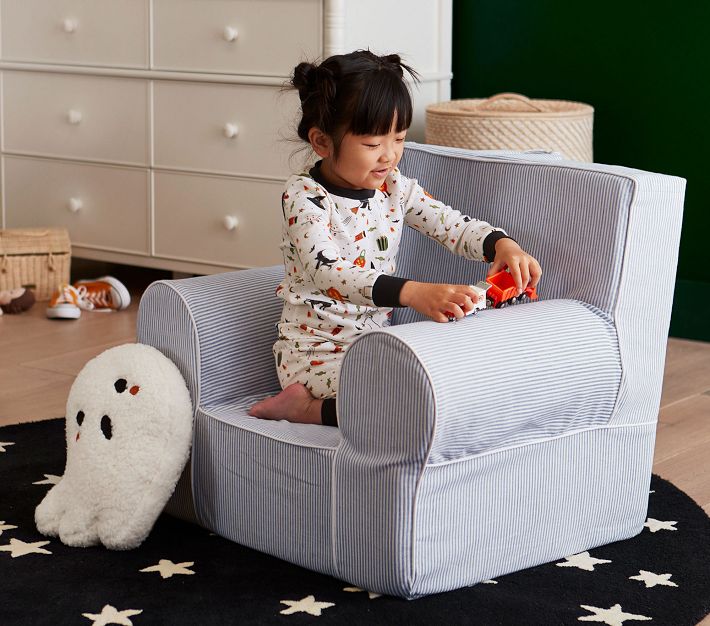 Pottery Barn Best Kids Reading Chair Anywhere Chair®, Sage Twill