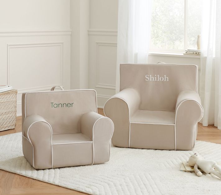 椅子(チェア)・スツール H&T Chair Co. ANYWHERE CHAIR Kids Anywhere Chair®, Oatmeal with White Piping | Pottery