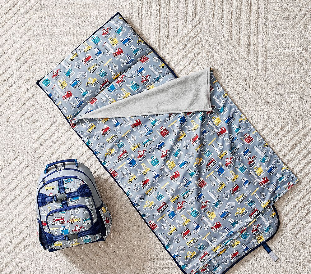 Mackenzie Gray Jax Construction Nap Mat &amp; Backpack Bundle