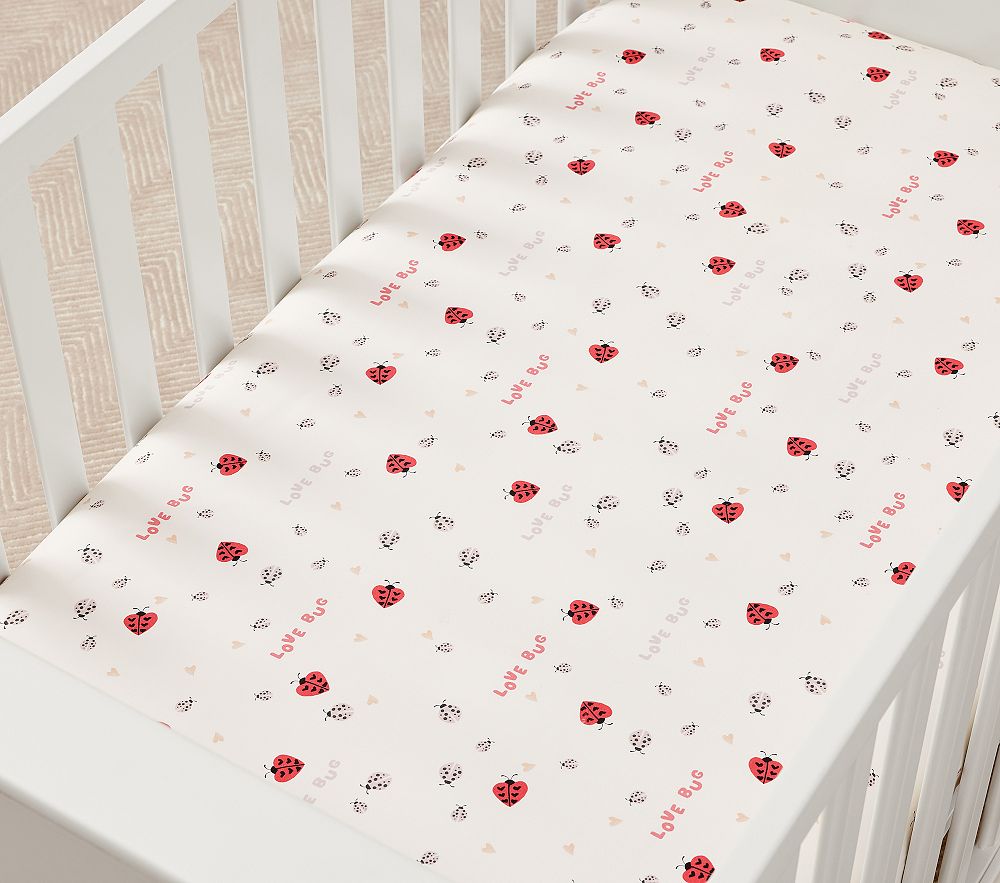 Love Bug Organic Crib Fitted Sheet