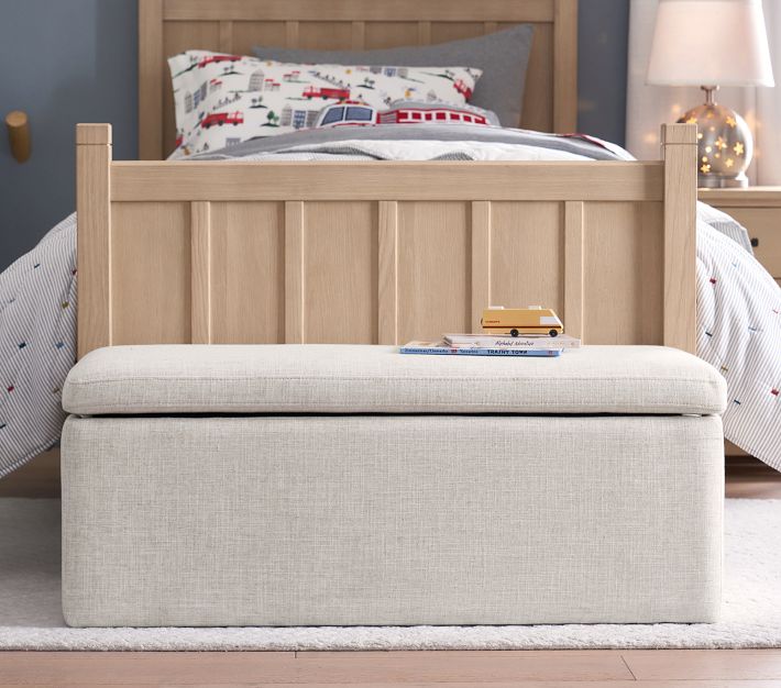 Upholstered Bed With Storage King Bed Storage Bench Brynhurst King