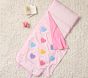 Mackenzie Pastel Chenille Hearts Nap Mat &amp; Small Backpack Bundle