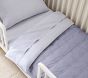 Oxford Stripe Organic Toddler Sheet Set