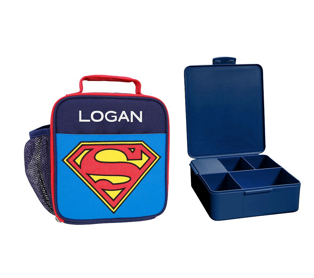 Mackenzie DC SUPERMAN Glow-in-the-Dark Lunch Bundle, Set of 2