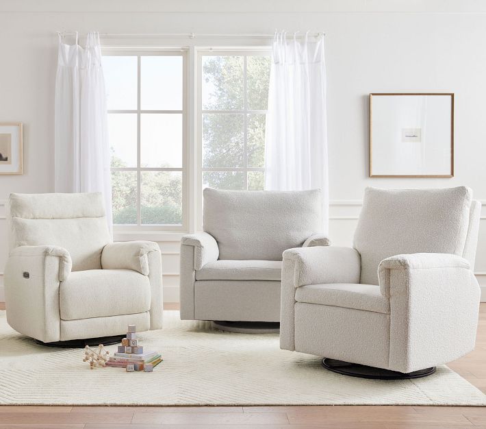 モビール　ポッタリーバーン Dream Swivel Gliding & Reclining Chair | Pottery Barn Kids