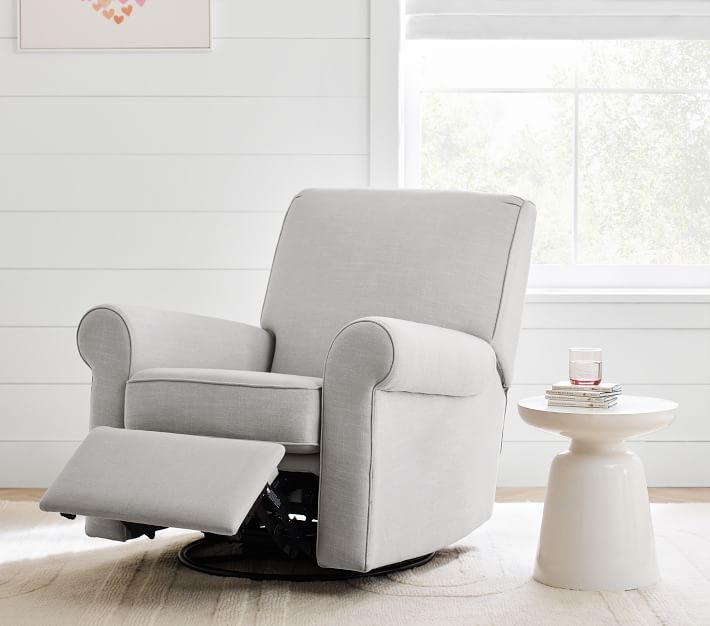 Charleston Swivel Nursery Glider Recliner Chair Pottery Barn Kids