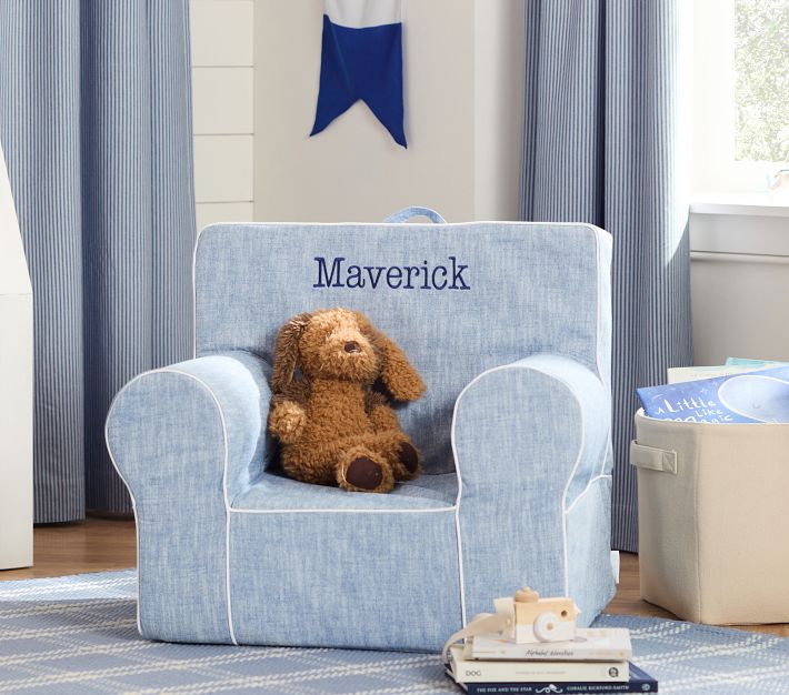 椅子(チェア)・スツール H&T Chair Co. ANYWHERE CHAIR Anywhere Chair®, Twill with Piping Collection | Pottery Barn