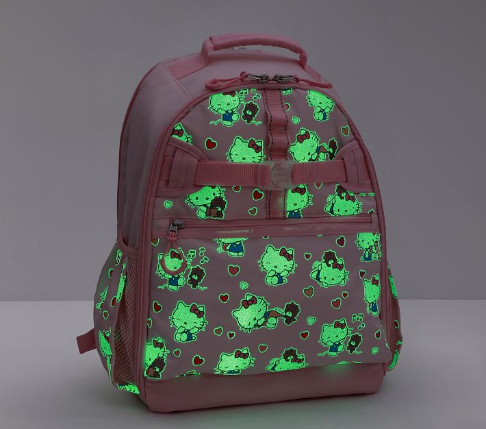 ★Pottery Barn★Hello Kitty Hearts Backpacks Small 名前付可 Mackenzie Hello Kitty® Hearts Glow Adaptive Backpack & Lunch