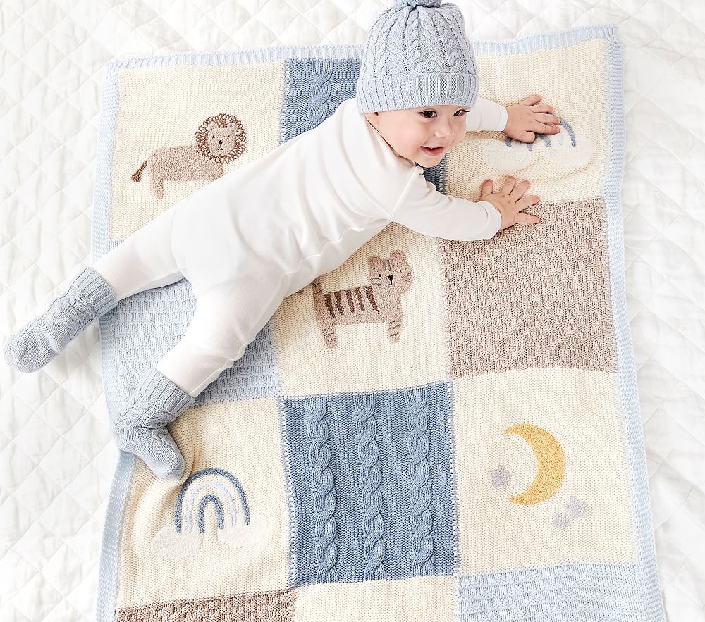 Heirloom Lion Baby Blanket