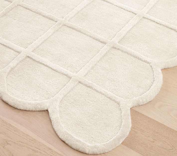 Selena Scallop Rug Pottery Barn Kids