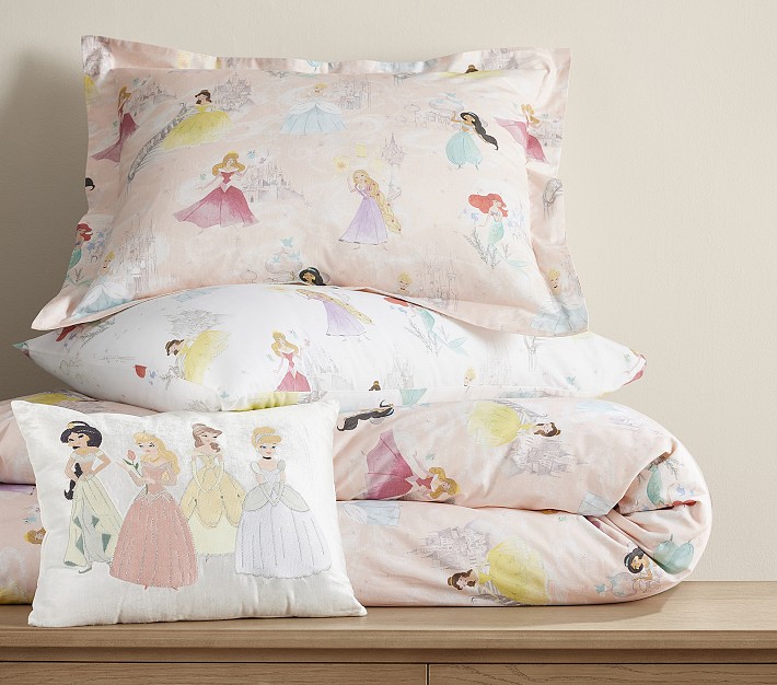 Disney Princess Castles Duvet Bedding Set Pottery Barn Kids