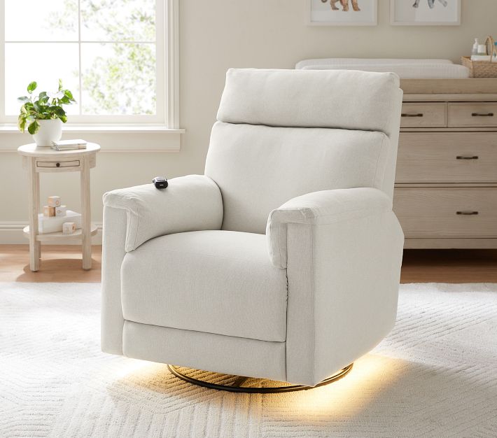 Dream Deluxe Swivel Glider Recliner with Heat and Massage