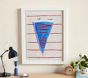 Jordan Connelly All Star Flag Framed Wall Art (24 &quot; x 19&quot;)