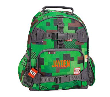 Minecraft Camo Backpack | Pottery Barn Kids