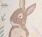Bunny Embroidered Framed Art