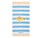 Rugby Stripe Submarine Kid Beach  Towel UPF 50+