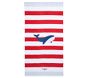 Rugby Stripe Whale Kid Beach  Towel UPF 50+
