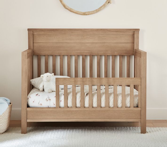 Delta Children - Aerin 4-in-1 Convertible Crib - Aged Oak (845