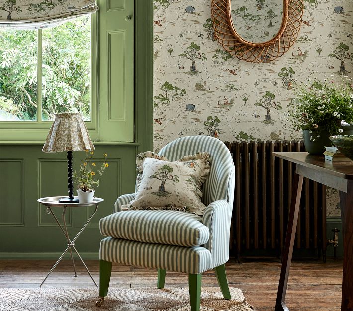 Sanderson Hundred Acre Wood Cashew Wallpaper – DecoratorsBest
