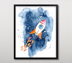 Minted® Space Adventure Wall Art by Katrina Pete